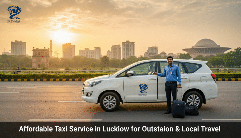 Affordable Taxi Service in Lucknow for Outstation & Local Travel – MD Travels Innova Crysta